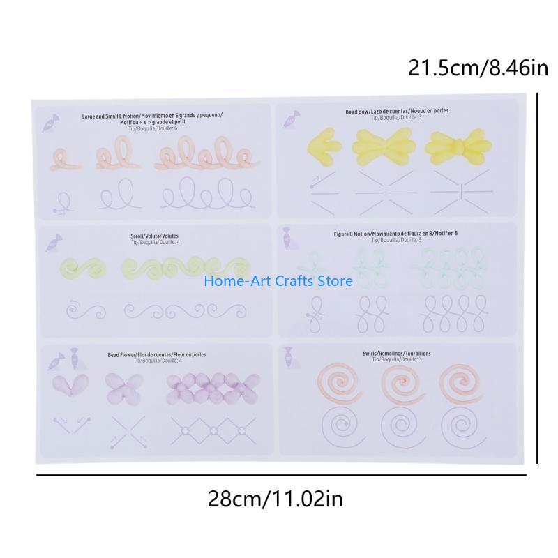 Y3NA User Friendly Cake Pipe Practice Paper for Cake Decoration and Flavorful Dessert