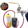Maçarico Mapp com Chama Ajustável Maçarico a Propano com Mangueira de 1.6m Maçarico de Solda Portátil para Soldagem de Metalurgia Uso Externo