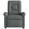 Foldable Massage Armchair, Electric, Dark Grey, Fabric