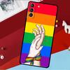 LGBTQ Lesbian Gay Pride Rainbow Funda For Samsung Galaxy S26 S25 S24 S21 S22 S20 Ultra S9 S10 Plus S23 FE S25 FE Phone Case