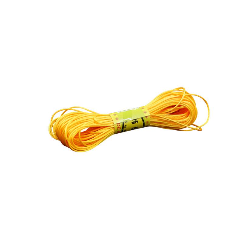 Line 7 Chinese Knot Wire Silk Wire Red Rope Braided Wire Rope Diy Hand Rope Bracelet Braided Shoe Jade Wire 20 Meters/Tie