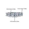 Classic 3.6-7ct Moissanite 925 Sterling Silver Ring, Elegant Romantic Ring, Birthday Anniversary Gift Jewelry
