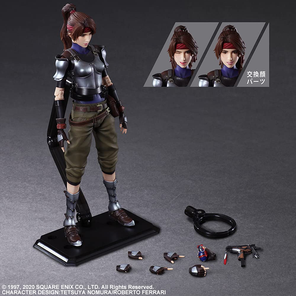 Final Fantasy VII Remake PLAY ARTS Kai Jessie PVC Painted Movable Figure