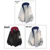 ROMON Unisex Streetwear Color-Block Zip-Up Hoodie