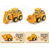 1Pcs Engineering Vehicle Model Press Sliding Car Excavator Bulldozer Children Educational Construction Vehicle Toy Kids Boy Gift