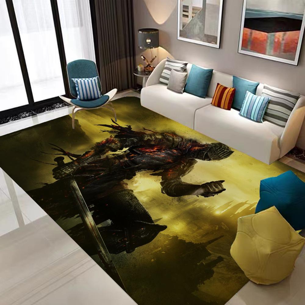 Dark Souls Entrance Door Mat Washable Non-Slip Living Room Sofa Chairs Area Mat Kitchen Welcome Doormat