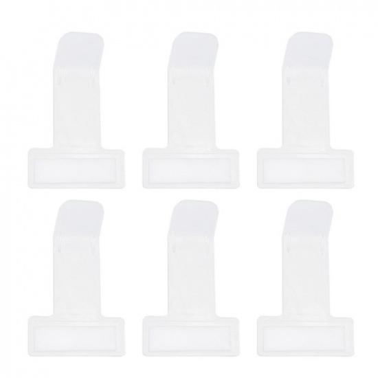 6 шт. Прозрачный Экологичный Пластиковый Держатель для Автомобильных Билетов и Квитанций Парковка для Транспортных Средств