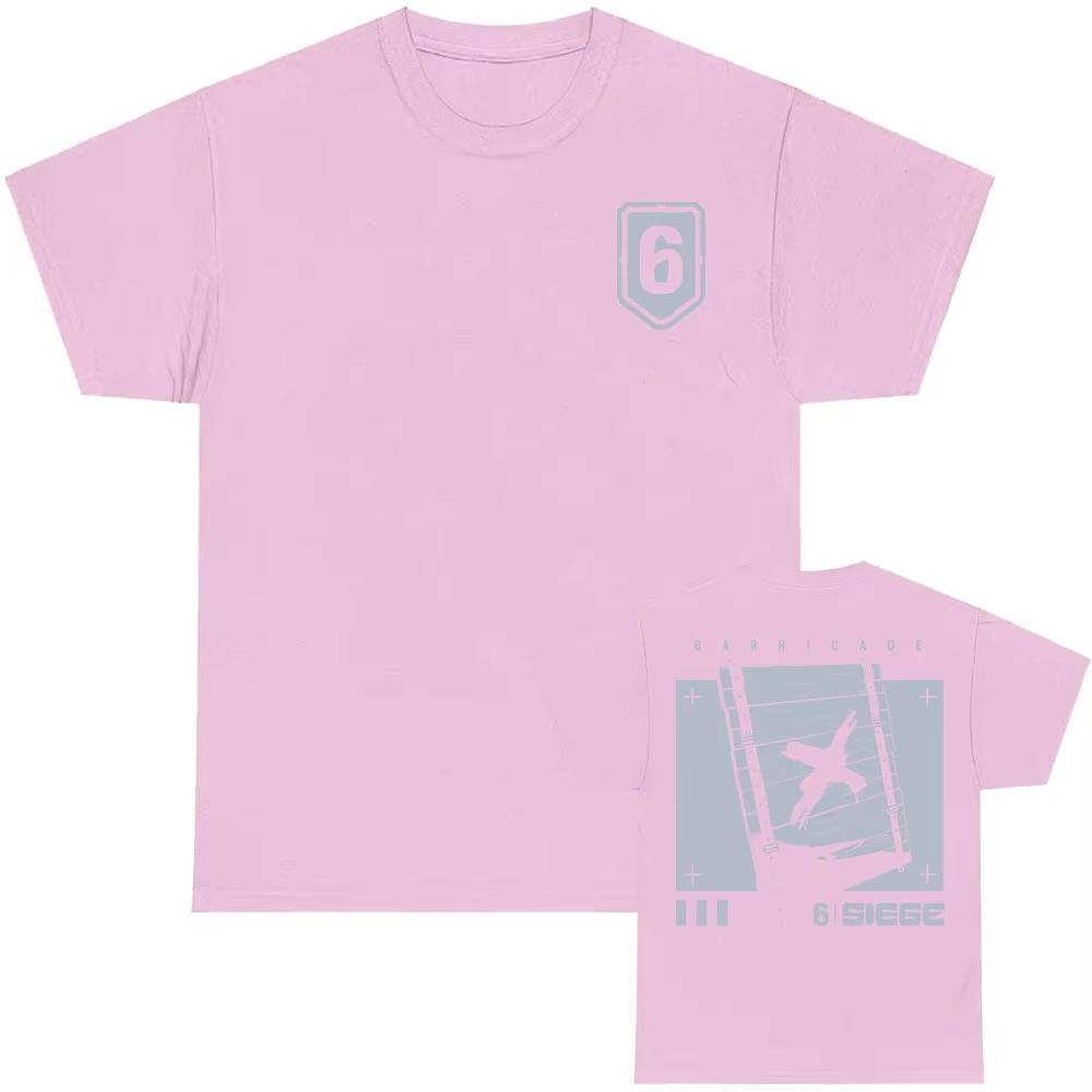 Hot Game Rainbow6 Six Siege Tees Summer Oneck Unisex Tshirt Unisex Streetwear Short Sleeve Top Fashion Tshirts Unisex Merch