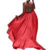 Spot 8078 Umstands-Strandkleid: Europäischer und amerikanischer Stil, sexy ärmelloses Swing-Sommerkleid für Damen