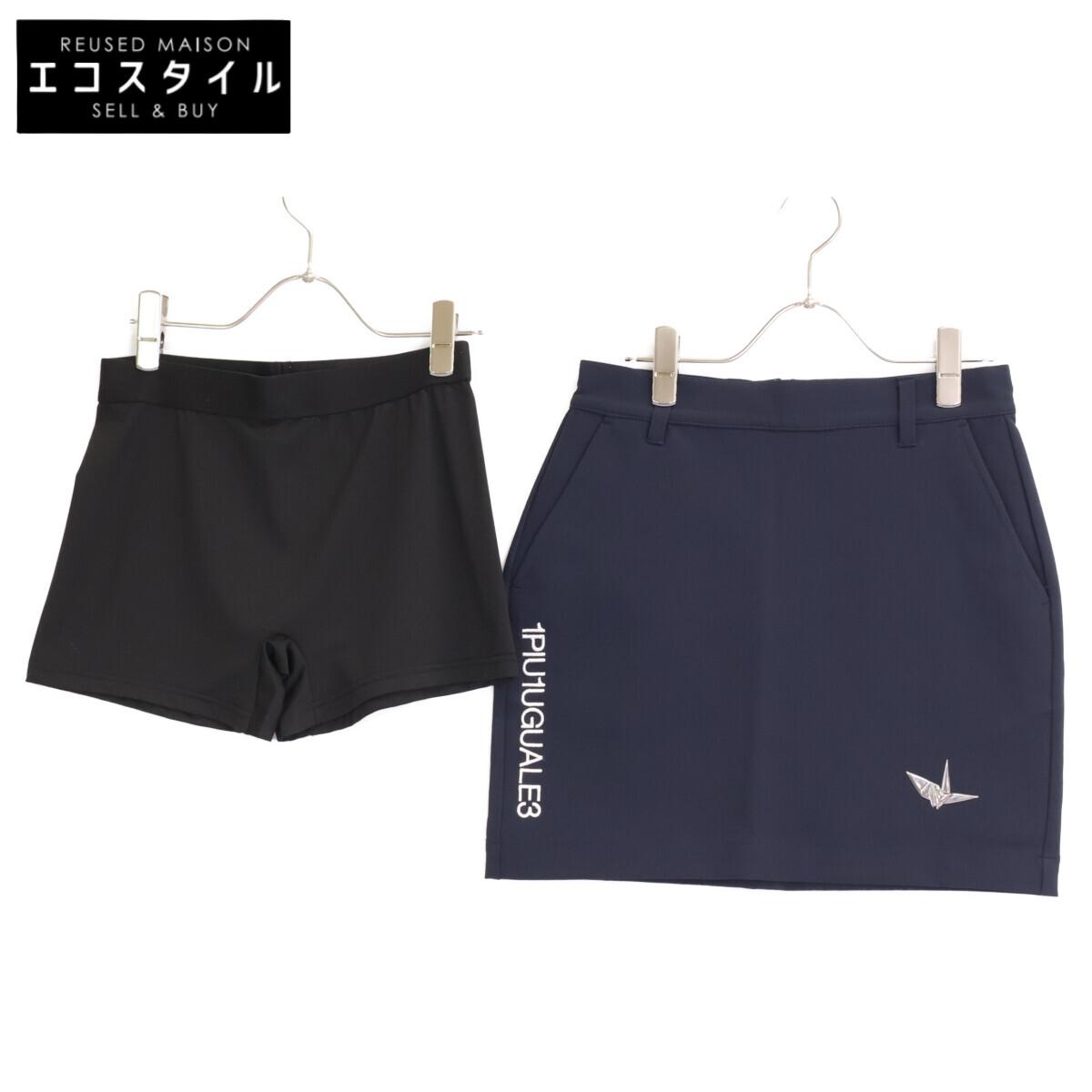 

1piu1uguale3 [GOLF] GMP006 Navy Tight Mini Skirt skirt 2 NavyUsed