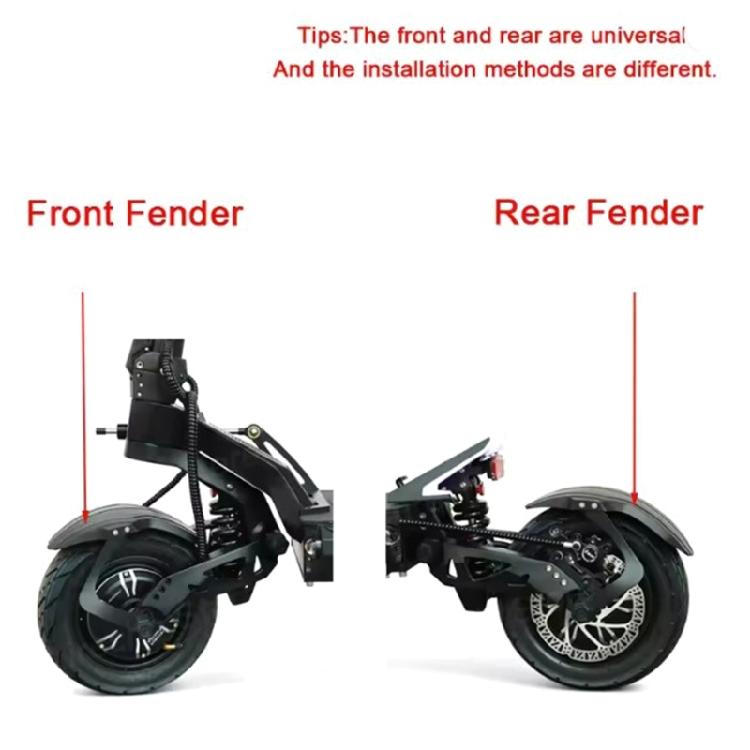 Electric Scooter Mudguard Quick Mount Front/Rear Wheel Mudguard for Fighter 10/11 Scooter Part Easy to installation
