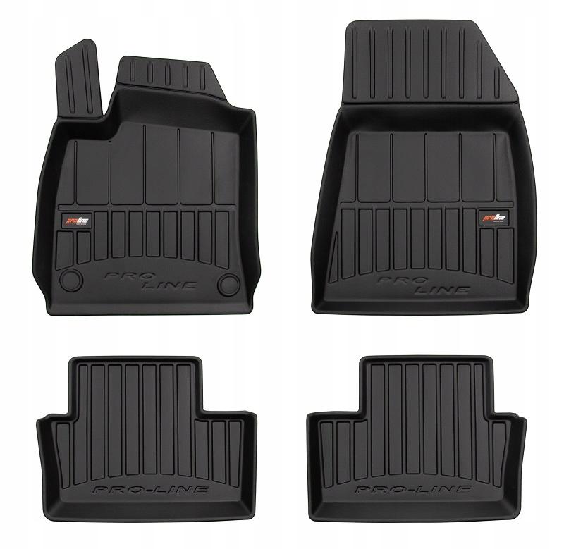 Matten, Fußmatten, Gummi-Fußmatten, Renault Twingo 2 2007-2014, 3D-Wanne