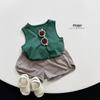 Trendy Bamboo-Cotton Summer Shorts for Kids - Unisex, 8 Colors, Korean Style
