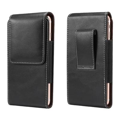 Riñonera de Cuero Vertical para Teléfono para Hombre con Trabilla para Cinturón: Se adapta a Huawei, Oppo, Apple, Vivo, Xiaomi, Redmi y Más