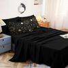 Black Golden Bedding Set Sun And Moon 3D Print  Large Bag Bedding Set Posy Bedding Set Mandela Quilt Cover  Soft Microfiber