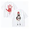 Koszulka Anime Elfen Lied Vintage Sprana Estetyka Y2K Unisex Oversize Krótki Rękaw Letnia Bawełna Retro Streetwear 2026 Gorąca Wyprzedaż