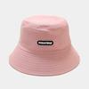Ins Student Basin Hat Female Spring and Summer Internet Celebrity Versatile Couple Showing Face Small Shade Sub-letter Bucket Hat Trendy Brand