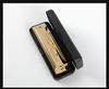 Four-Color Beginner 10-Hole Blues Harmonica in ABS Box