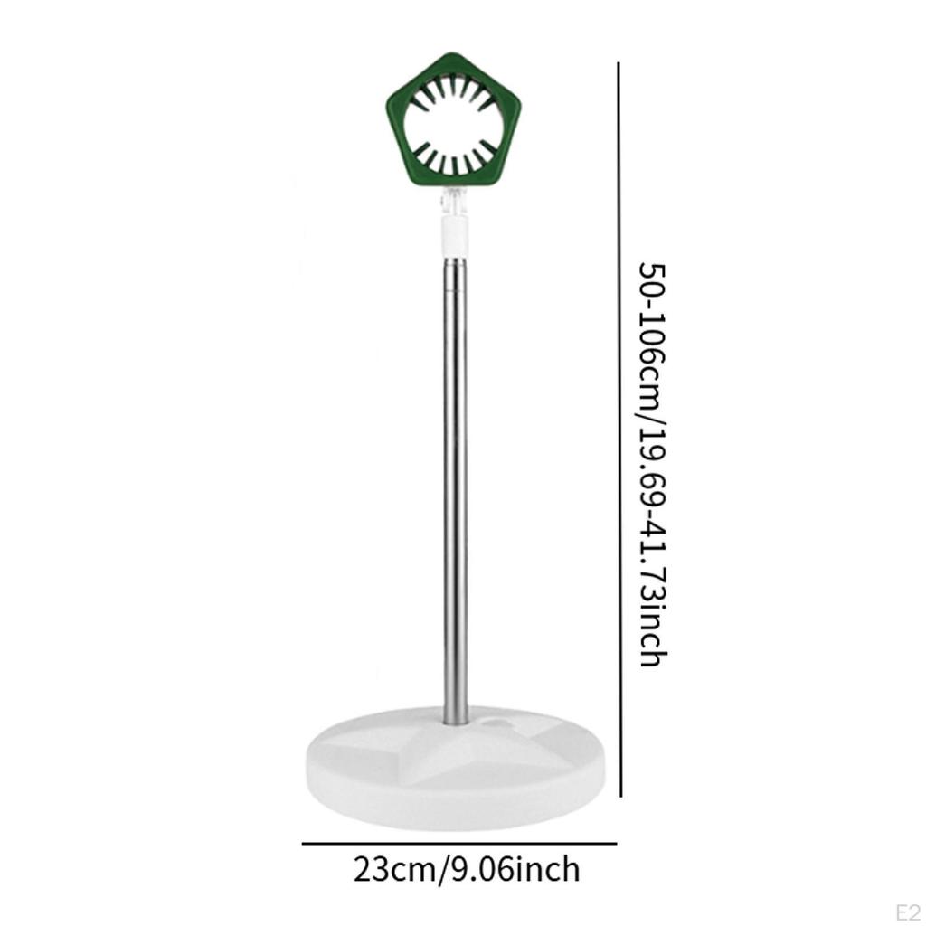 Hair Dryer Stand Phone Bracket Holder Table or Floor Heavy Duty 180 Degrees Rotatable for Household