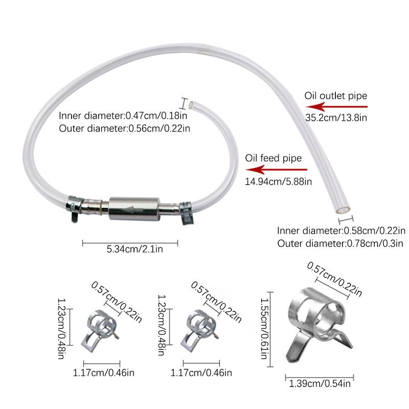 Bremsenentlüftungsschlauch Einweg-Rückschlagventile Schlauchentlüftungswerkzeug-Kit für Motorrad-Kupplung Motorrad-Bremsenentlüftungs-Kit