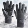 Winter Ski Gloves Men Cycling Bike Gloves Thermal Polar Fleece Gloves Cold Wind Waterproof Touchscreen Warm Skiing Mitten
