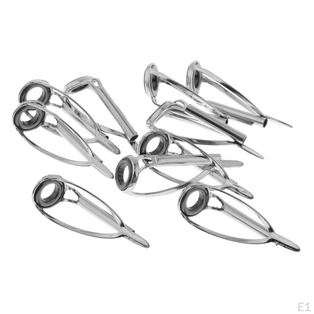 10 Pieces Fishing Ceramic Rod Repair Ring