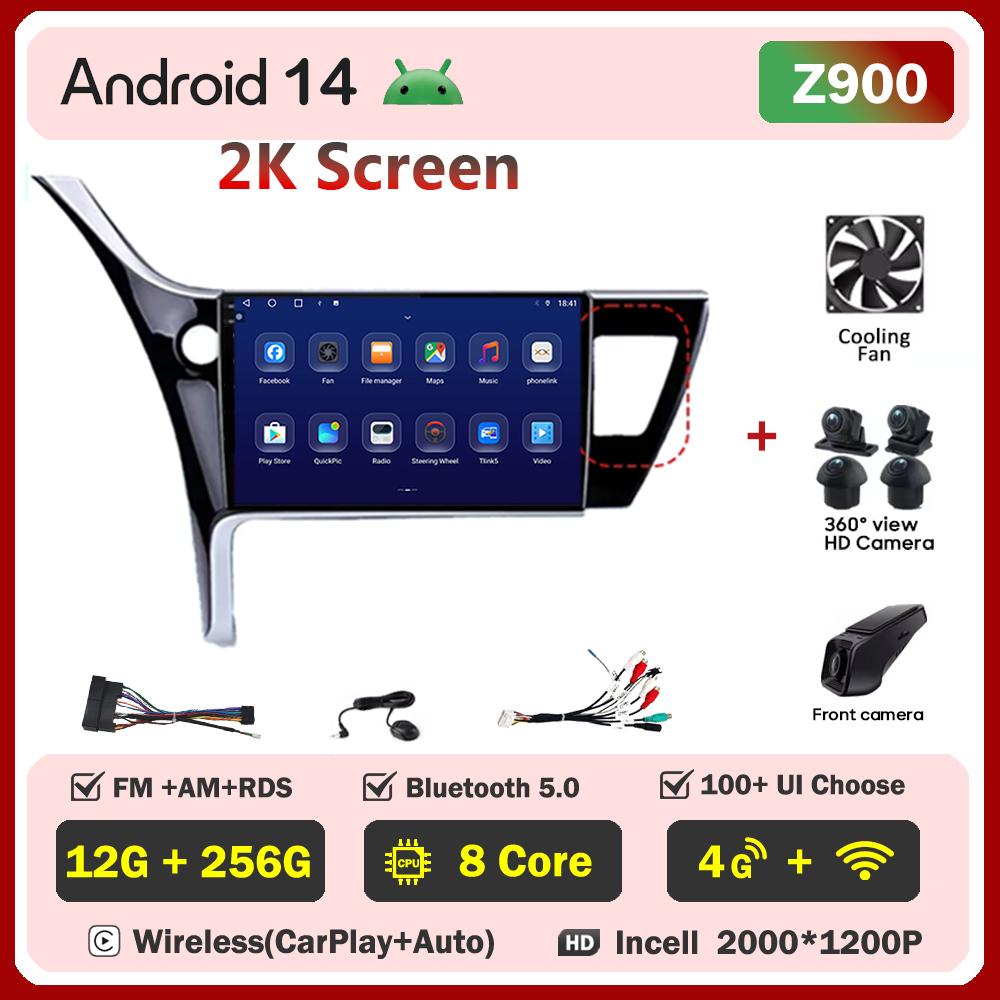 For Toyota Corolla 11 Auris E180 2017 2018 2019 Carplay Auto Screen Wireless Android Auto Car Intelligent Systems AutoMotive DSP