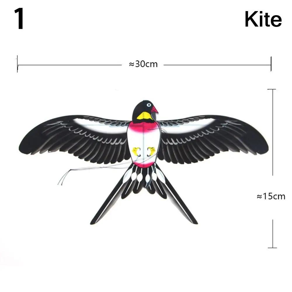 Cartoon Eagle Foldable Children Kite Mini Plastic Toys Kite Without Hand Brake Fishing Rod Toys For Children Kids Outdoor Toy