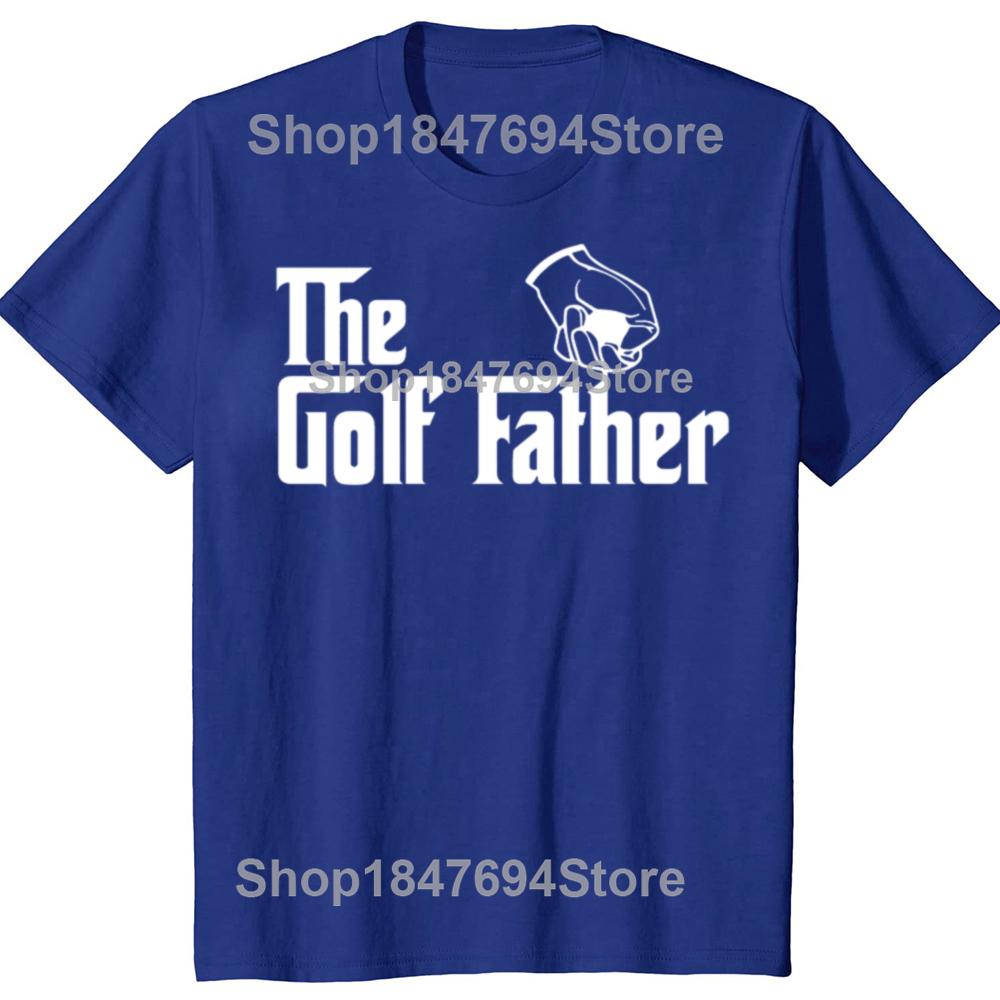 Funny The Golf Father T Shirts Summer Style Graphic Cotton Streetwear Short Sleeve Disc Golfing Gifts T-shirt Mens Clothes