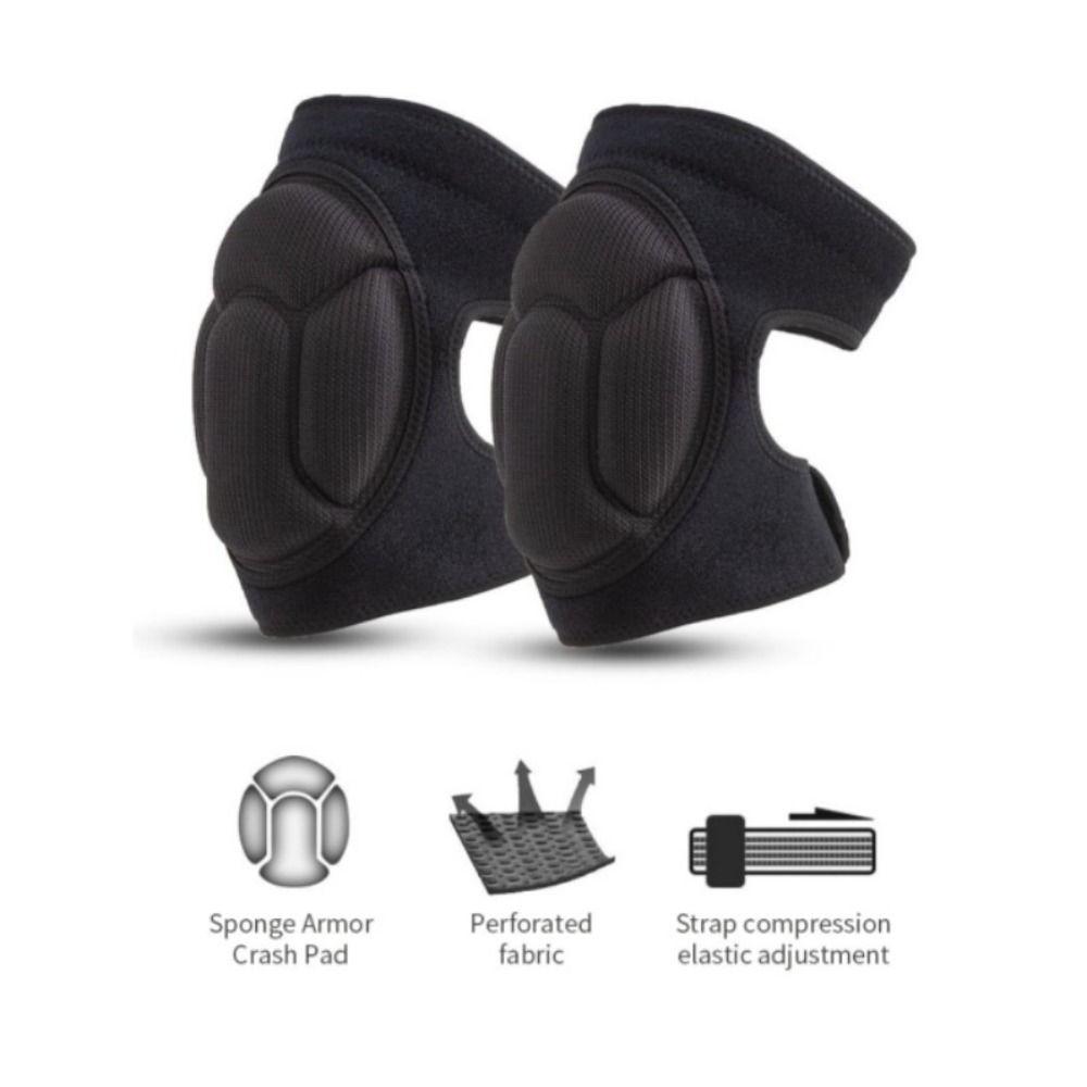 

2 шт. Фитнес Работа Упражнение Губка Анти-Падающее Защитное Снаряжение Анти-Столкновение Наколенники