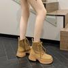 Women's Ankle Boots Autumn 2022 Fashion Shoes Woman Platform Botins Ladies Comfortable Walking Boots
