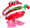 Wind-Up Toy Teeth, Novelty Gag Prop, Clock Movement Toy Artificial Teeth, Funny Running Teeth Toy, Chew Teeth Toy, Novelty Christmas Party Favours