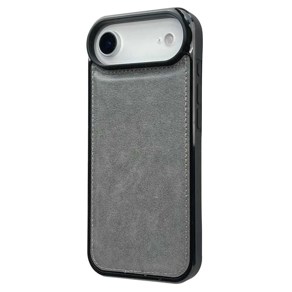 For iPhone Air Case Calf Texture PU Leather Anti Fingerprint Back Phone Cover