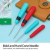 4 Pcs Stitcher Sewing Awl Leather Tool Cone Needle Shoe Repair Needle Tool Handmade Leather Tool