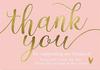10-50pcs Pink Thank You for Supporting My Small Business Card Thanks Greeting Card Appreciation Cardstock for Sellers Gift 5*9cm