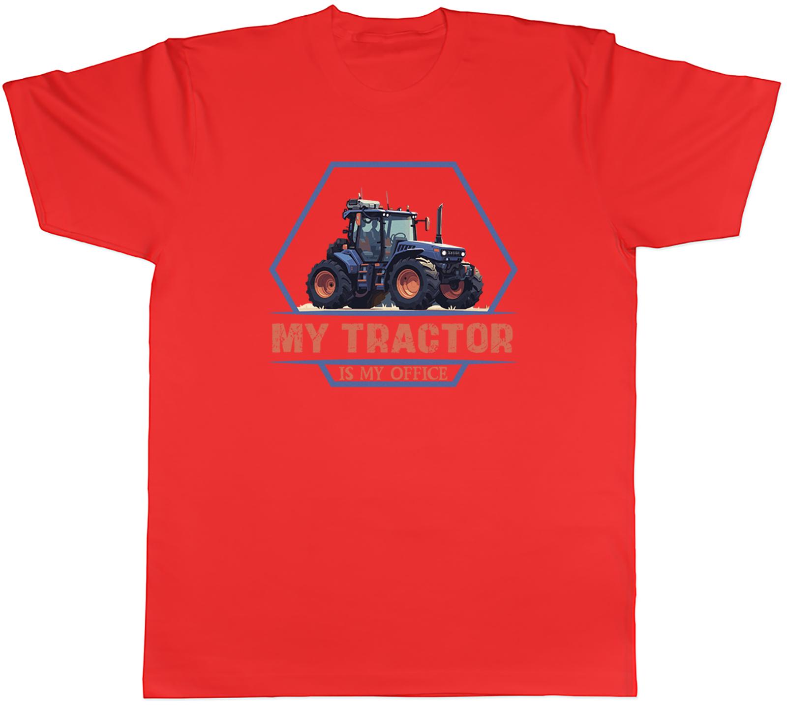 My Tractor is my Office Unisexs TShirt Tee Gift Top S