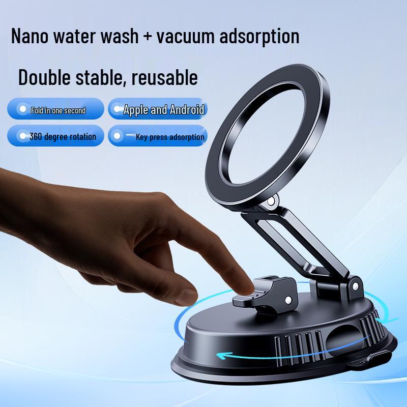 2025 Magnetic Car Phone Holder with Navigation and Vacuum Suction Cup