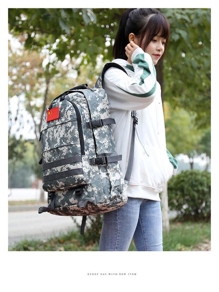 Camouflage Outdoor Backpack for Team Building, Summer Camp, and Military Training