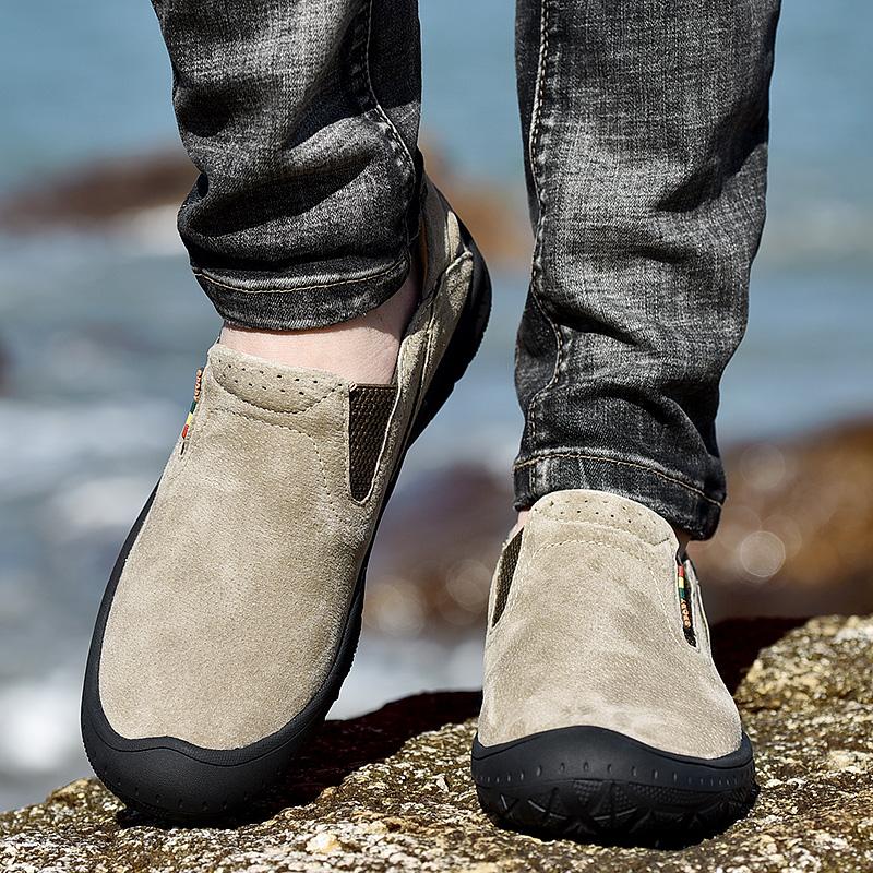 Мужская обувь для походов из натуральной кожи — фото 10