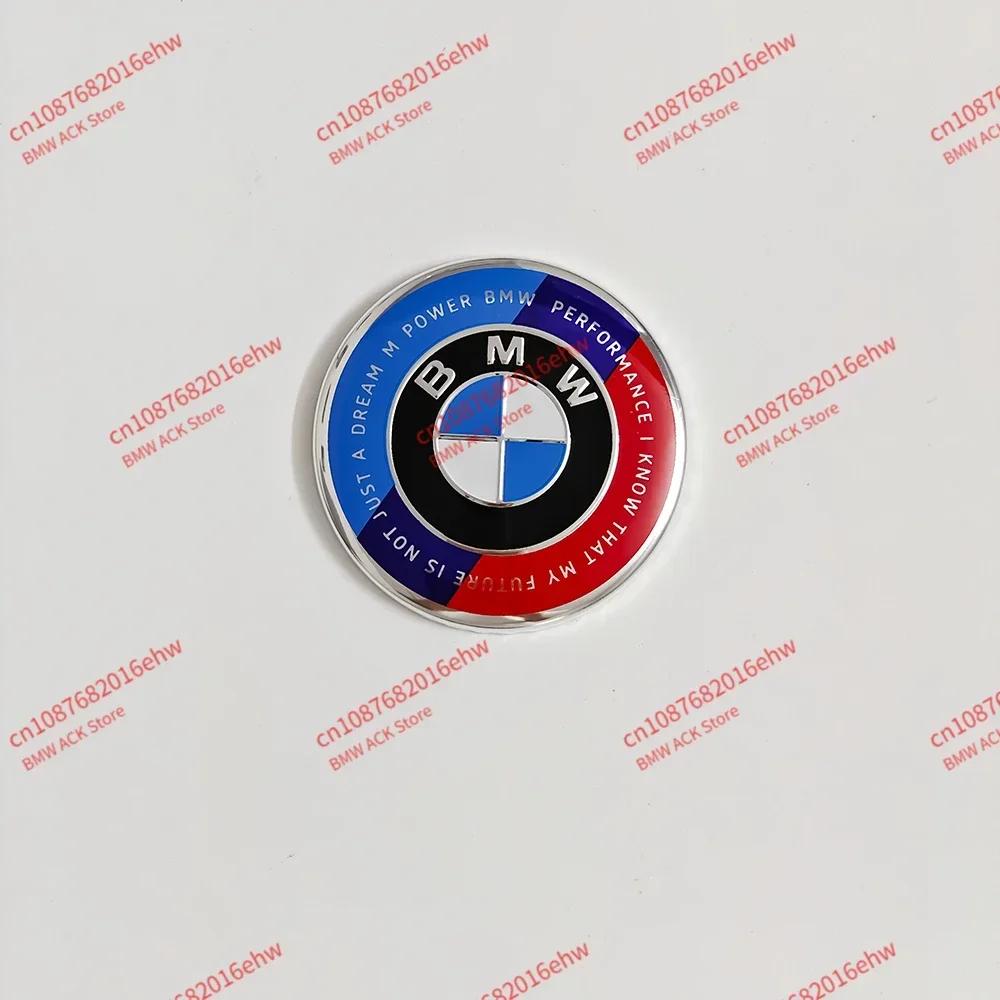 ADZW9 1Pcs 45mm Car Steering Wheel Badge Emblem Stickers for BMW E36 E46 E53 E90 E60 E61 E93 E87 X1 X3 X5 X6 F30 F20 F10 Accessories
