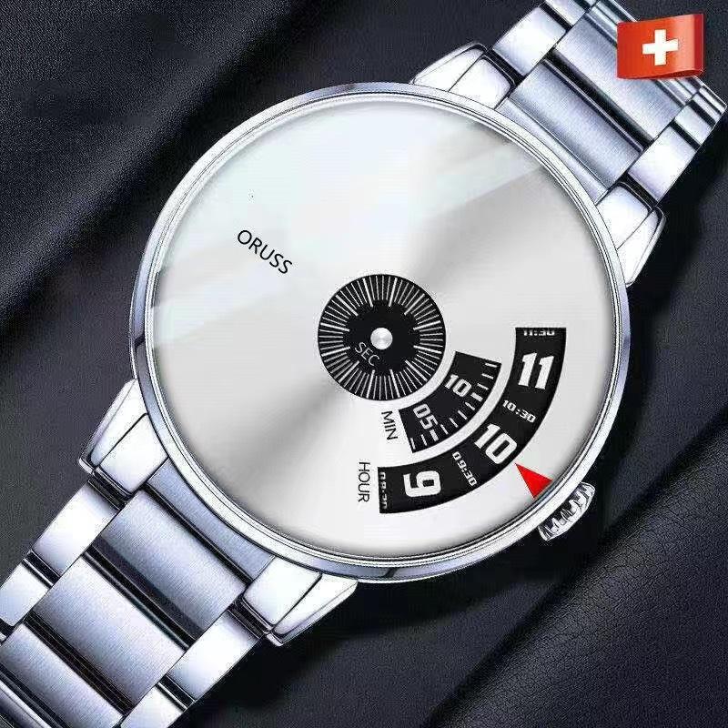 Orologio Automatico Completo Nuovo Concetto Impermeabile da Uomo Stella Quarzo Orologio da Business Domestico Uomo