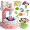 Diy Flower Craft Kit With Maker Embossing Machine Set Perfect Birthday Gift For Girl Creative Fabric Realistic Flower Puzzle Toy