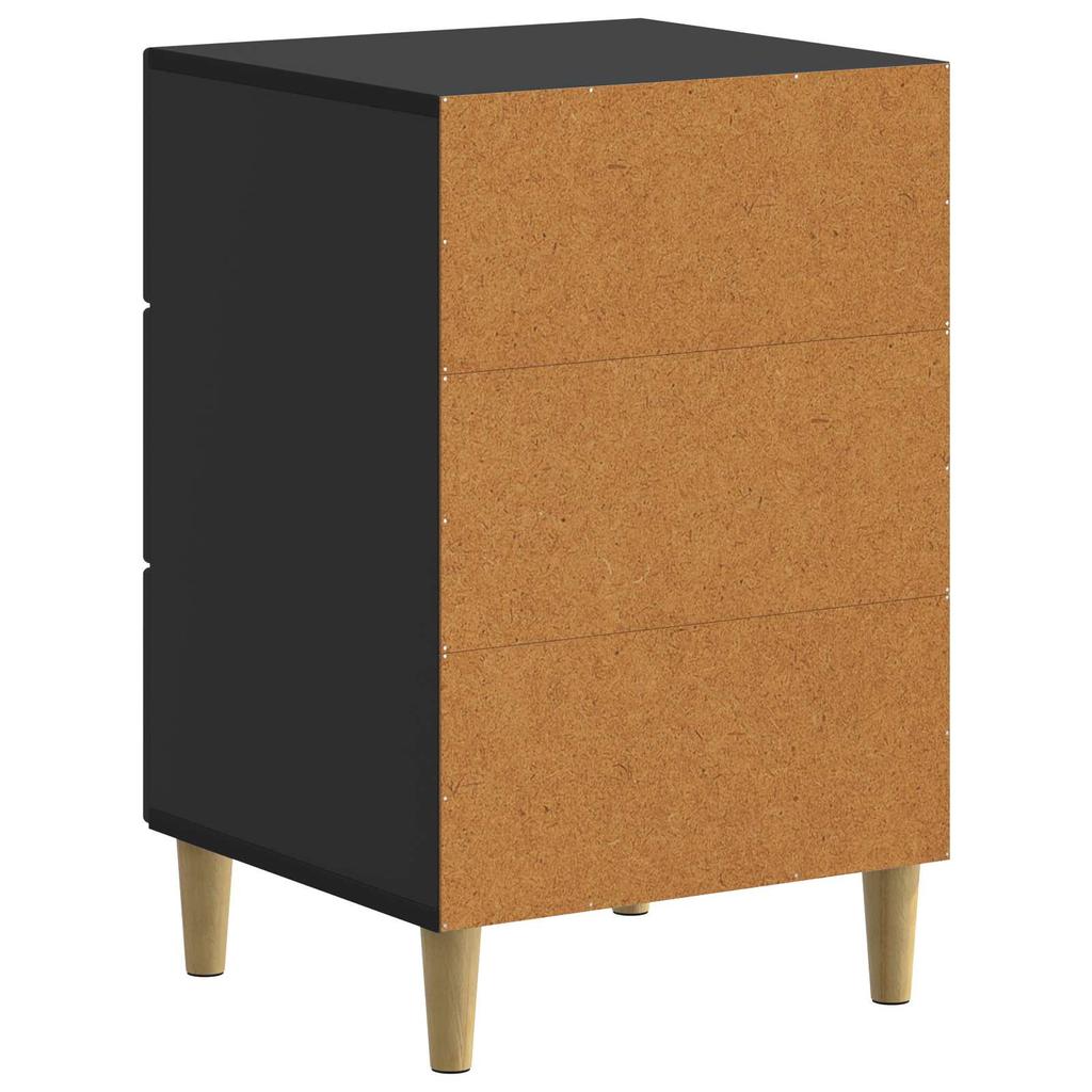 Nightstand Black 43 x 41 x 66.5 cm Particleboard