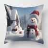 Dekoratives Kissen Wohnzimmer Deko Überwurf Kissenbezug 40*40 40X40Cm 60X60Cm 45X45Cm 50X50Cm Pflanze Winter Frohe Weihnachten