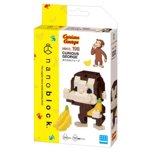 Kawada Nanoblock Curious George NBCC_198 5 x 6 x 3.2cm Ages 12+ Interior Hobby NBCC_198