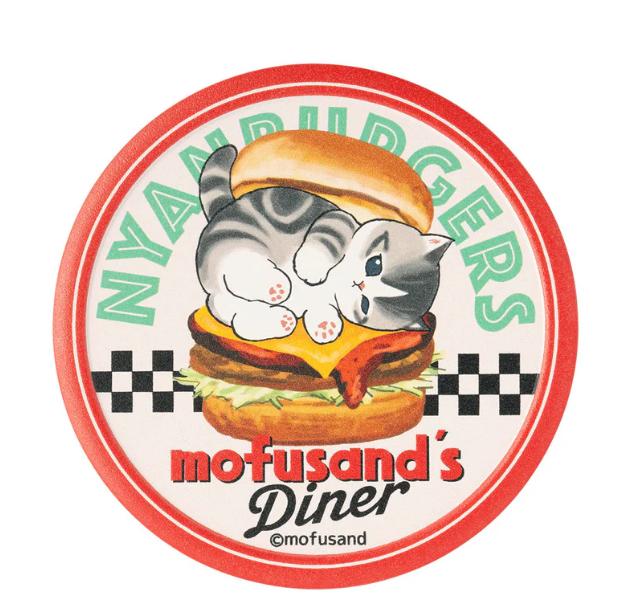 

mofusand Diner Неглазурованная подставка ( Нян Бургер ) Япония НОВЫЙ