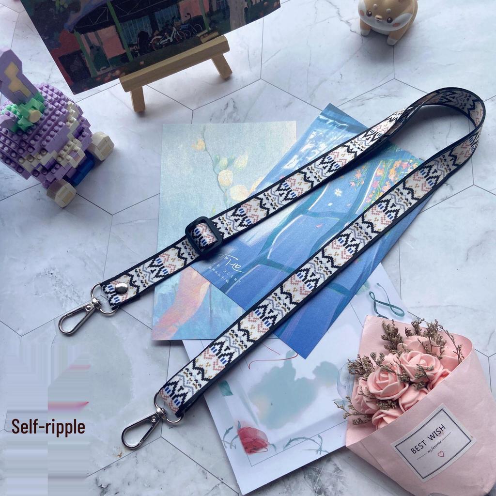 Adjustable Retro Totem Crossbody Mobile Phone Lanyard – Anti-Lost, Wear On Back or Around Neck.