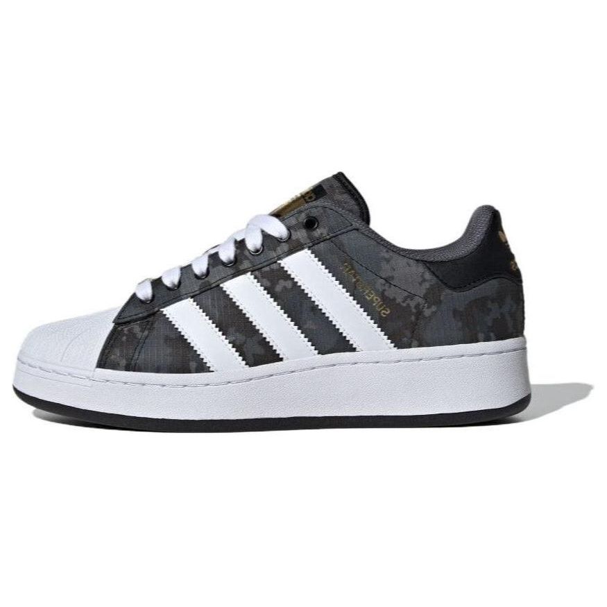 Кроссовки унисекс adidas Superstar XLG Black Grey Camo Core-Black Cloud-White Grey-Five IF3691 40