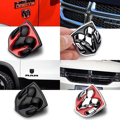 Naklejki z metalowym logo samochodowym 3D Akcesoria dekoracyjne do karoserii samochodowej Dla Dodge Durango Caliber Dakota Neon SXT Nitro Ram Colt SRT