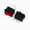 Mini Rocker Switch KCD11: Small 2/3-Pin 3-Position, Bent Pins, 10x15mm, 3A 250V
